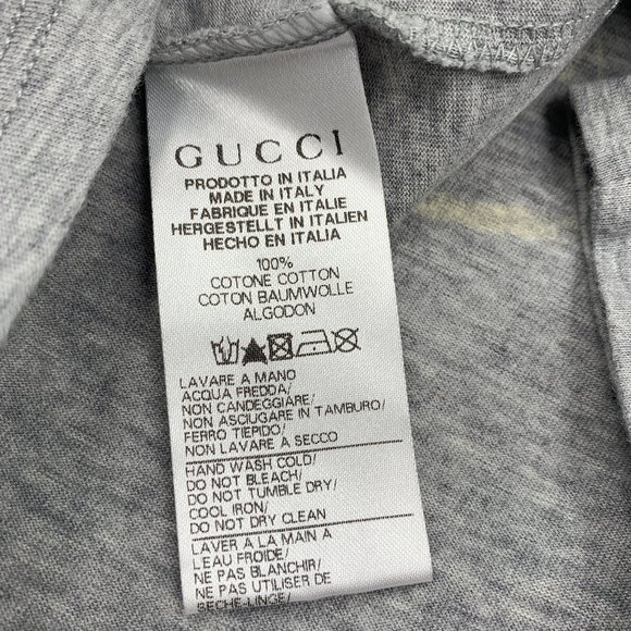 Authentic Gucci Children Long sleeves Top Grey - Picture 7 of 10